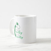 Mug Kelly Green Je Me Sens Knitty, Oh So Knitty (Devant gauche)