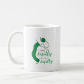 Mug Kelly Green Je Me Sens Knitty, Oh So Knitty (Gauche)