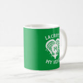 Mug Kelly Green Lacrosse Mon Coeur (Devant droit)