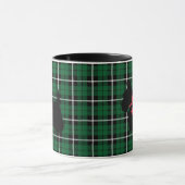 Mug Kelly green Scottish Terrier blanc/noir plaid (Centre)