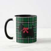 Mug Kelly green Scottish Terrier blanc/noir plaid (Gauche)