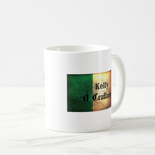 Mug Kelly Irish Flag (Devant droit)