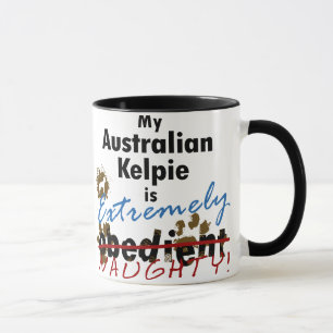 Mug Kelpie australien extrêmement vilain