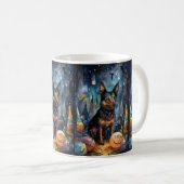Mug Kelpie australienne d'Halloween avec la peur Citro (Devant droit)