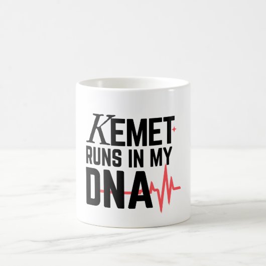 Mug Kemet coule dans mon ADN | (Centre)