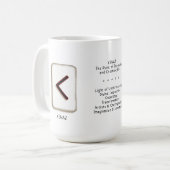 Mug Kenaz RuneStone 15 oz. (Devant gauche)
