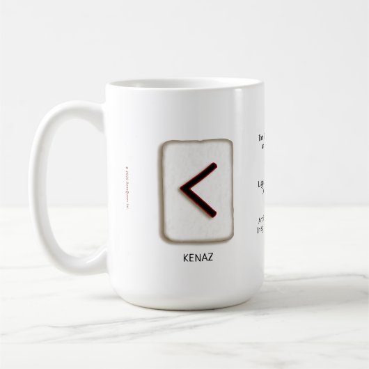 Mug Kenaz RuneStone 15 oz. (Gauche)