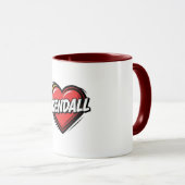 Mug Kendall Amour (Devant droit)