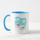 Mug Kendall et Paige - plage (Gauche)