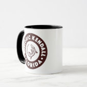 Mug Kendall Floride Cercle - Brun  (Devant gauche)