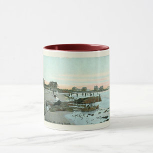 Mug Kennebunk Beach, Maine 1915 Style Vintage