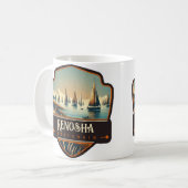 Mug Kenosha, Wisconsin | Vintage (Devant gauche)