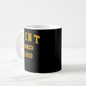 Mug Kent Ohio OH Style sportif d'Etat Vintage (Devant gauche)