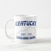 Mug Kentucky Bluegrass Bourbon Basketball UScustomInk (Gauche)