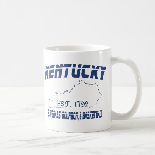 Mug Kentucky Bluegrass Bourbon Basketball UScustomInk (Droite)