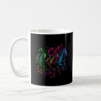 Mug Kentucky Horse Racing Peinture Derby Horse Jockey