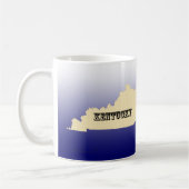 Mug - Kentucky State Map avec la ville (Gauche)