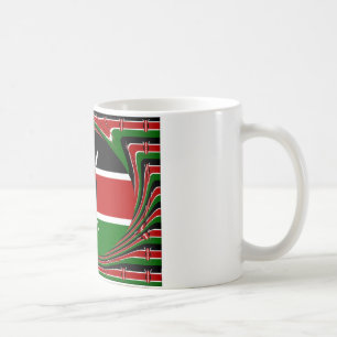 Mug Kenya Drapeau Art - Patriotique & Design Moderne