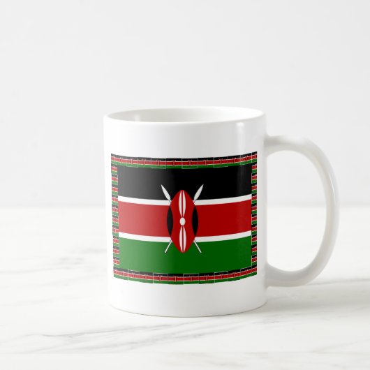 Mug Kenya Drapeaux kenyans (Droite)