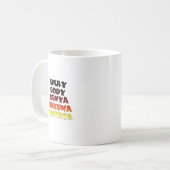 Mug Kenya Hakuna Matata Inspiration Texte Motif (Devant gauche)