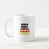 Mug Kenya Hakuna Matata Inspiration Texte Motif (Gauche)