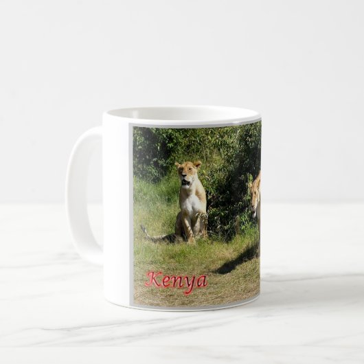 Mug Kenya - Lionesses - (Devant gauche)