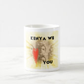 Mug Kenya Nous Vous Aimons Conception D'art à Perspect (Centre)