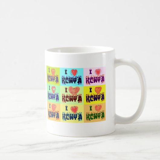 Mug Kenya Travel Souvenir Pop (Droite)