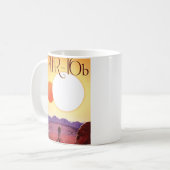 Mug Kepler-16b: Binary Solar Sunset Fine Art Space (Devant gauche)