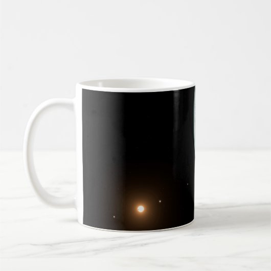 Mug Kepler-186f Orbitant Une Étoile Éloignée. (Gauche)