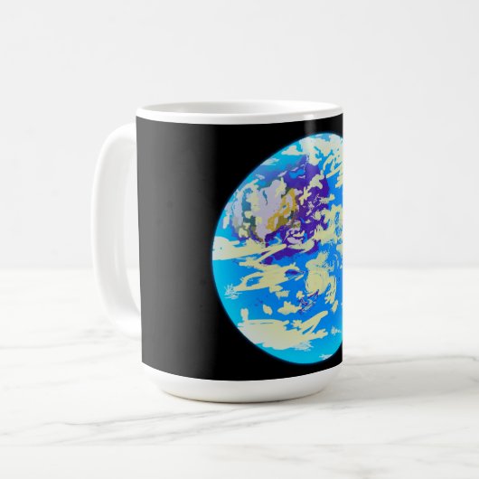 Mug Kepler-62 E, notre oasis dans l'espace (Devant gauche)