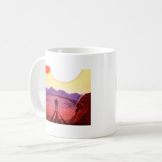 Mug Kepler Space Voyage Destination Planète Aventure (Devant gauche)