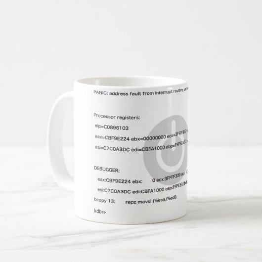 Mug Kernel_Panic (Devant gauche)