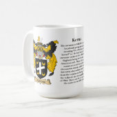 Mug Kerns appellent, l'origine, la signification et la (Devant gauche)