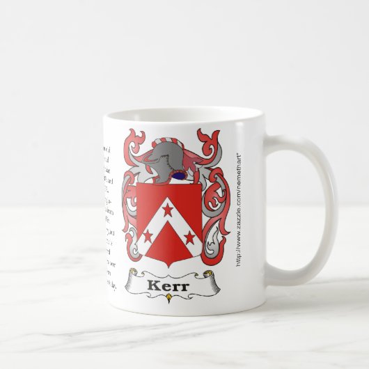 Mug Kerr, l'origine, signification et la crête (Droite)
