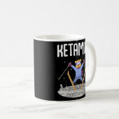 Mug Kétamine Ski Saut Ours Blanc (Devant droit)