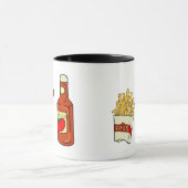 Mug Ketchup d'amour de pommes frites (Centre)
