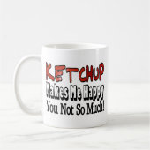 Mug Ketchup heureux (Gauche)