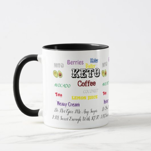 Mug keto mug| muqueuse (Gauche)