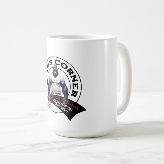 Mug Kevin's Corner REAL GORILLAS (Devant droit)