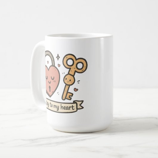 Mug Key to My Heart (Devant gauche)
