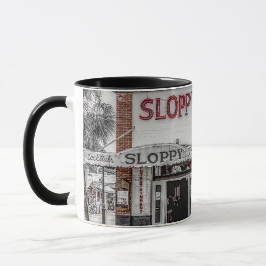 Mug Key West de Joe désordonné attaquent (Gauche)