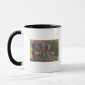 Mug Key West, Floride - Scènes de grandes lettres (Gauche)