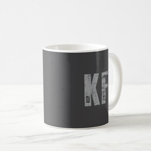 Mug Kfg Keep F'n Going Military Style  (Devant droit)