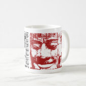 Mug Khmer Stone Face ... Cambodge NOIR ROUGE (Devant droit)