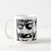 Mug Khmer Stone Face ... Cambodge NOIR ROUGE (Gauche)