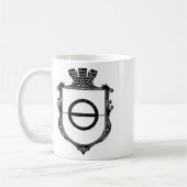 Mug Khmut Ukraine Armes Drapeau Oblast de Donetsk (Gauche)