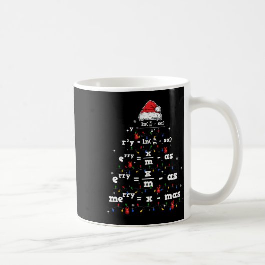 Mug Ki Math Enseignant Noël Costume correspondant Math (Droite)