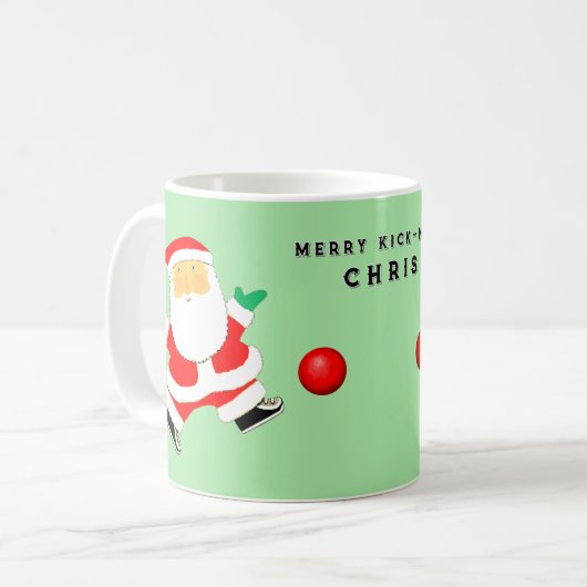 Mug Kickball Noël Collectible (Devant gauche)