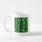 Mug Kickboxeur, combattant d'arts martiaux (Gauche)